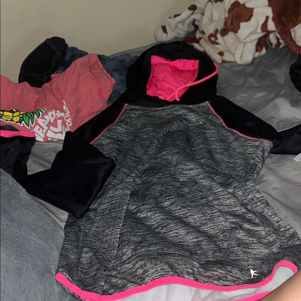 Danskin Black and Pink Kids Hoodie